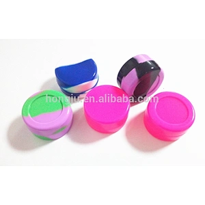 oil box silicone container colorful small oil box silicone rubber container