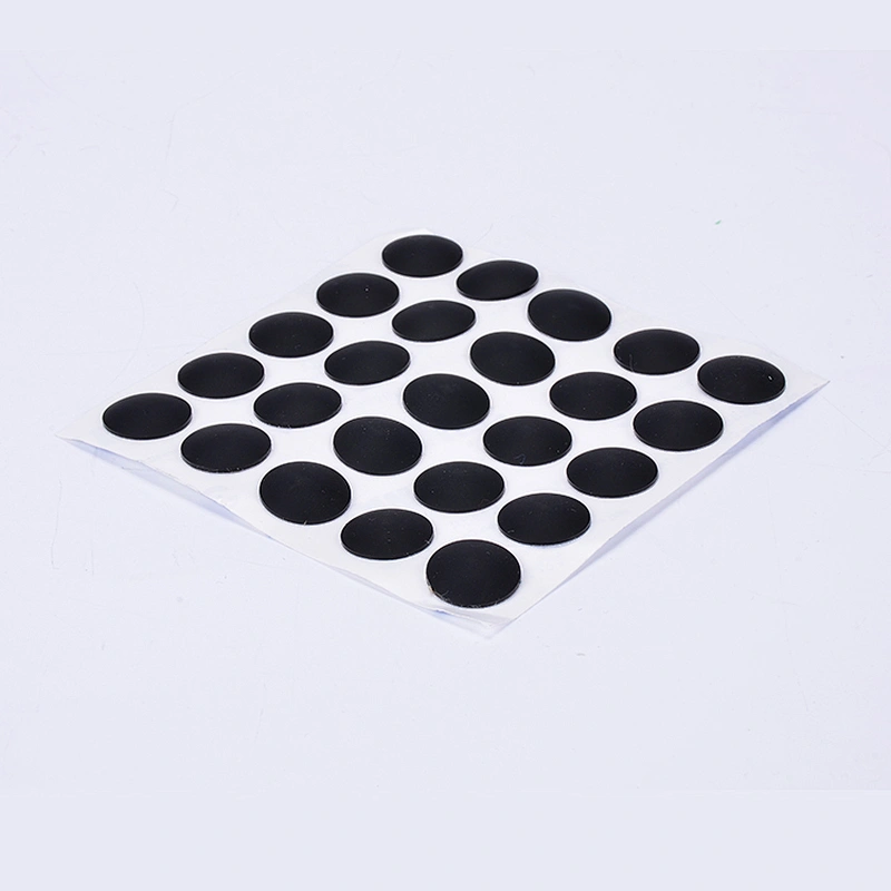 customized adhesive anti-slip silicone rubber pads for furniture