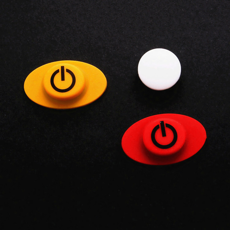 Customized silicone single switch with silk printing