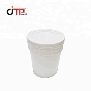 plastic injection mold of 5L plastic paint bucket without screw cap