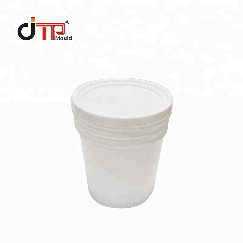 plastic injection mold of 5L plastic paint bucket without screw cap