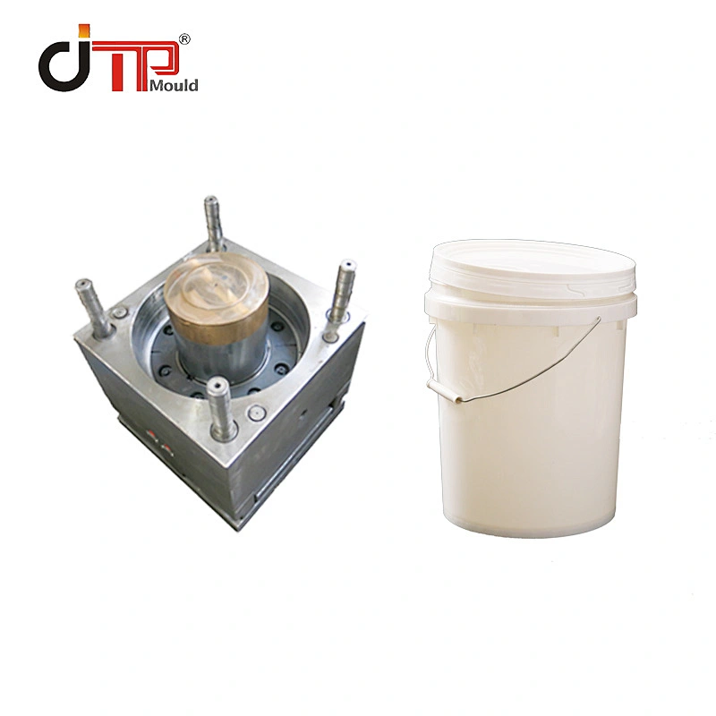 20L Round Shape With Mould Test Video Plastic Paint Bucket Mould