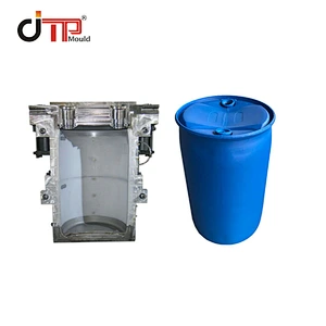 220L Double ring plastic extrusion chemical drum blow mold