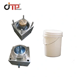 20L Round Shape With Mould Test Video Plastic Paint Bucket Mould