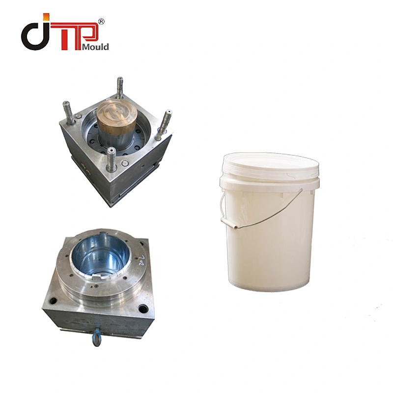 20L Round Shape With Mould Test Video Plastic Paint Bucket Mould
