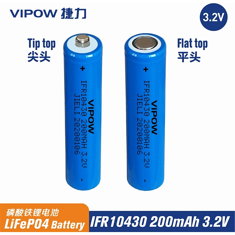LiFePO4 Battery IFR10440 200mAh 3.2V