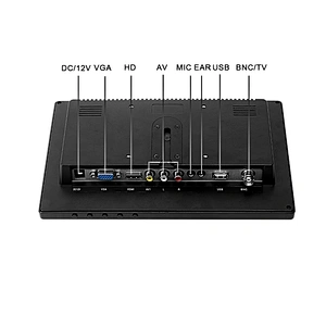 Small Portable Ips Laptop Tablet Cheap 10 Inch Usb Tft Lcd Touch screen Monitor