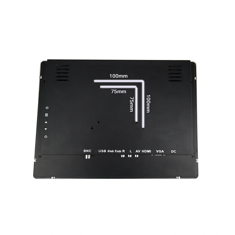 Fashion 15 inch PCAP touch screen monitor true flat surface with metal stand