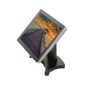 Hot Aluminum Frame factory cheap price true flat metal 15'' touchscreen monitor