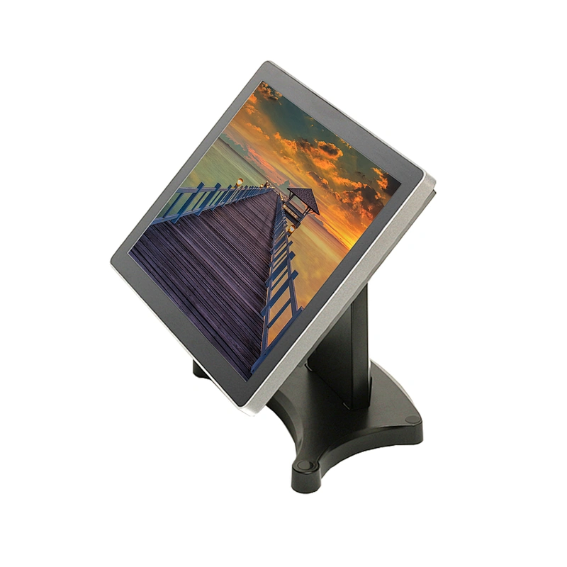 Hot Aluminum Frame factory cheap price true flat metal 15'' touchscreen monitor