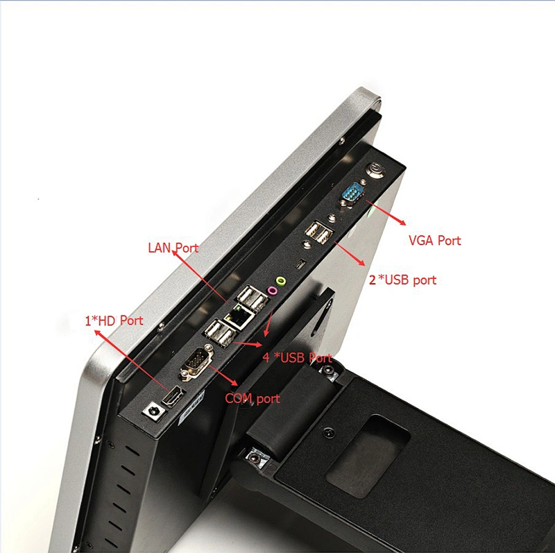 17 Inch flat touch screen pos system POS manufacturer Windows All In One