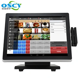 17 Inch flat touch screen pos system POS manufacturer Windows All In One