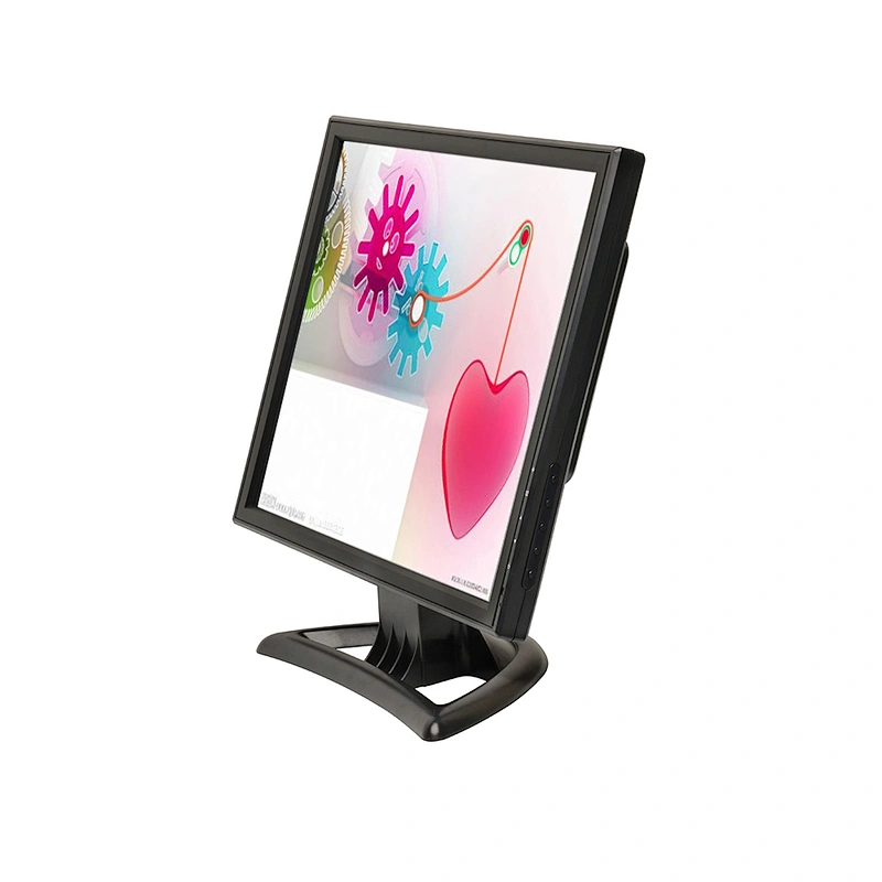 17 inch Marine monitor with resistive touch  industrial embedded lcd monitor wall-mounted flat touch screen