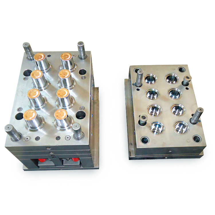 Plastic medical container lid mould
