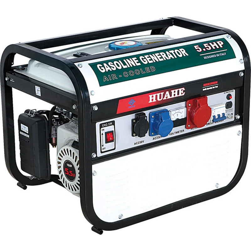HH2800-B07 163cc 5.5HP 50HZ Gasoline Electric Generator 2Kw,gasoline generator capacitor
