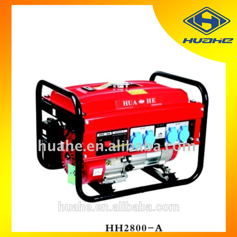 single cylinder four stroke generator,gasoline generator 2000w 5.5hp