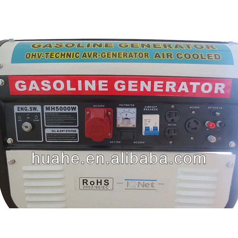 220 volt gasoline generator 2.5kw,electric start 3 phase gasoline generator