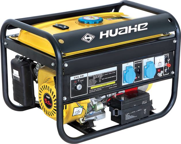 2000W portable electrical start with battery gasoline generator