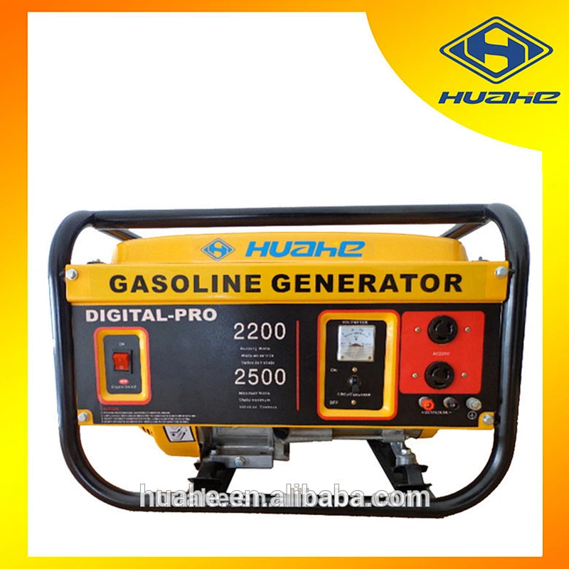 2000w portable gasoline generator,5.5hp gasoline generator with 168f