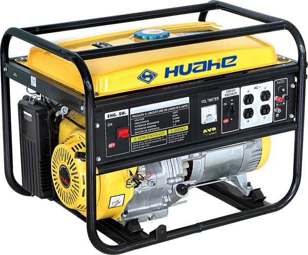 4KW portable gasoline generator,11.0HP generator ,HUAHE gasoline generator