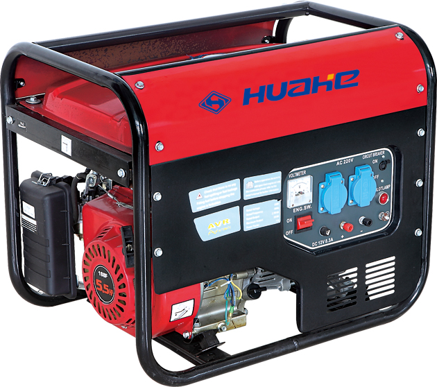 2.5KW portable low noise outdoor used gasoline generator HH3305-D 2500W