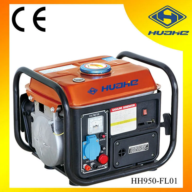 0.65kw 220 volt portable gasoline generator with frame