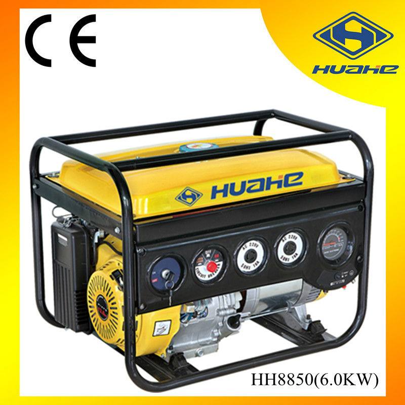 6KW Open Type Gasoline Generator Key Start, Power Generator for Home with American Socket