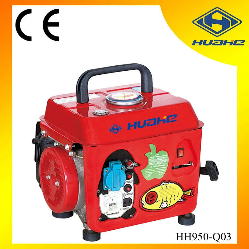 500w portable gasoline generator,single cylinder 2 stroke gasoline engine