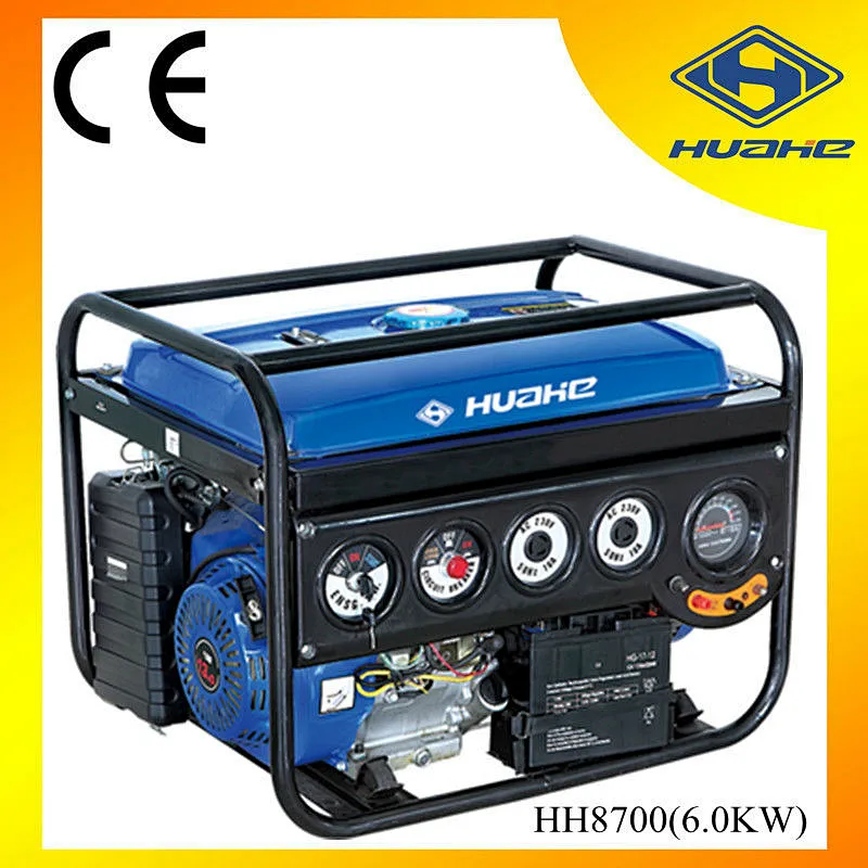 6KW Gasoline Generator Electric Start, Power Generator for House with American Socket