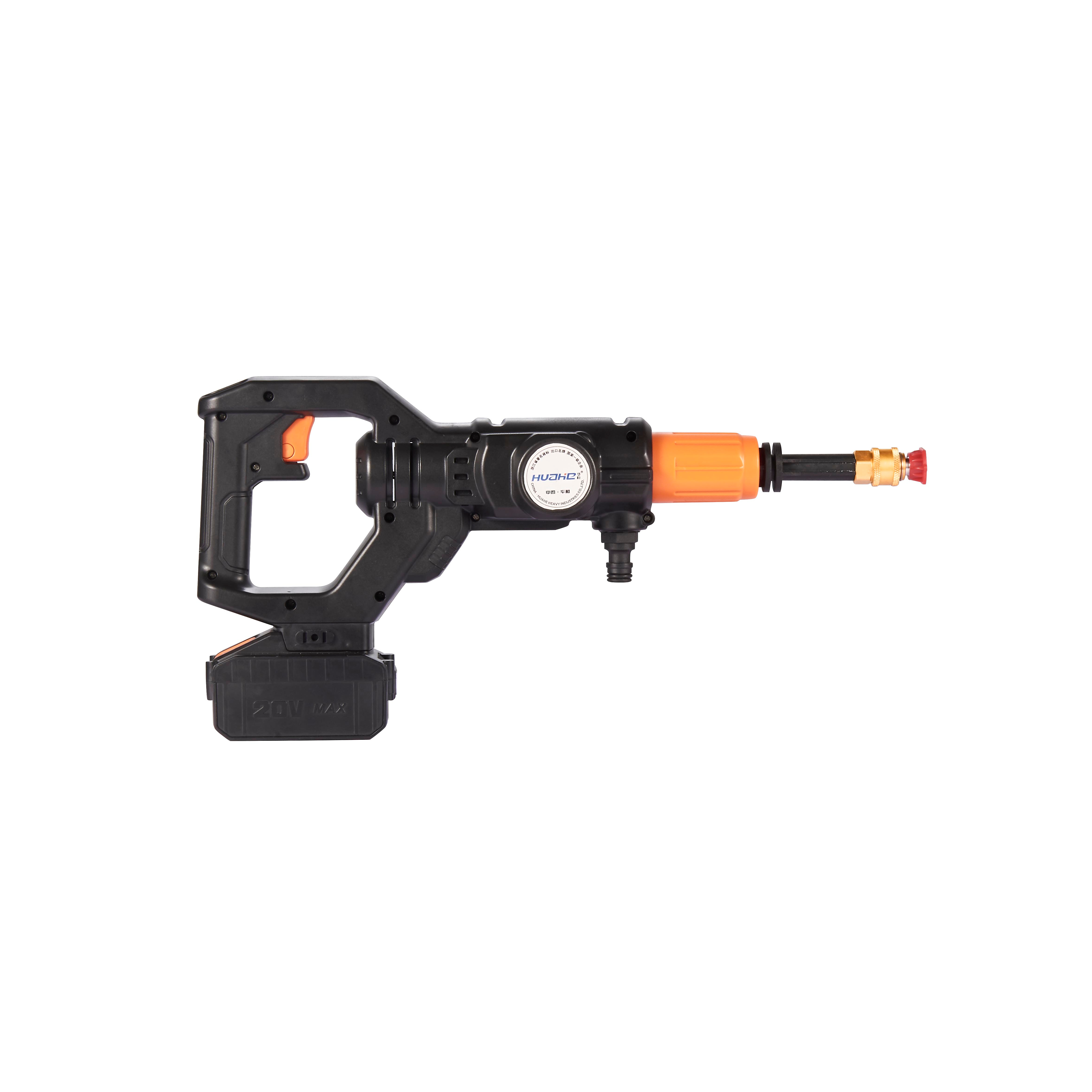 Cordless higher pressure washer