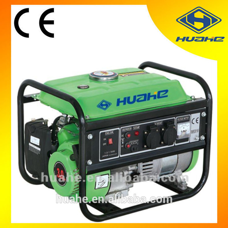 1000w 3 hp portable petrol recoil start generator,small home use generator