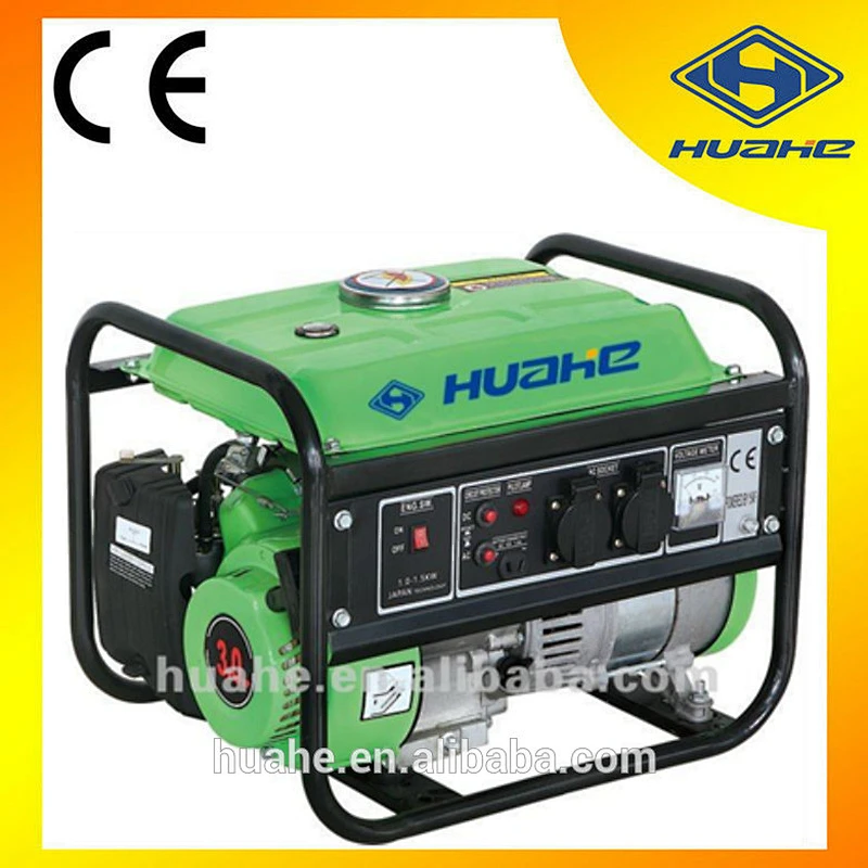 1000w 3 hp portable petrol recoil start generator,small home use generator