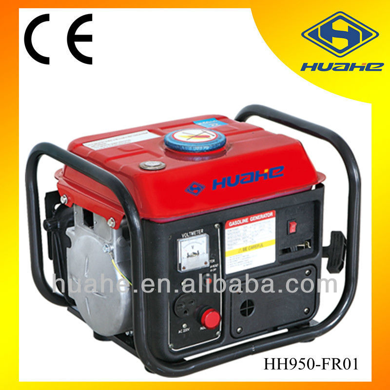 0.75kw portable gasoline generator,1 cylinder gasoline engine