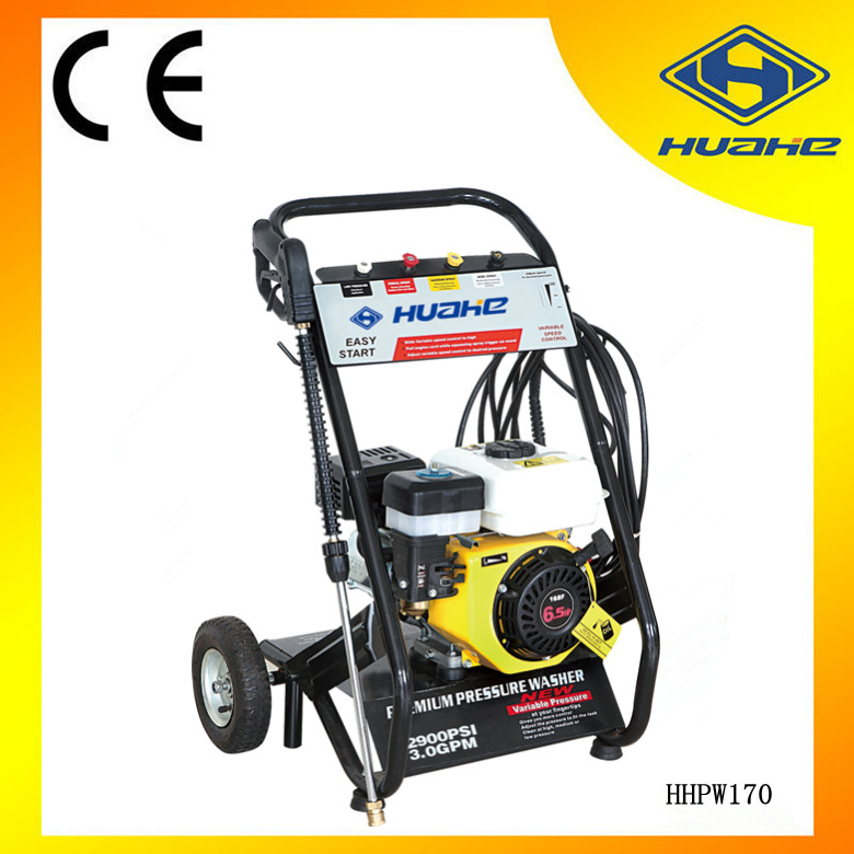 portable CE 6.5HP gasoline car cleaning hyundai high pressure washer