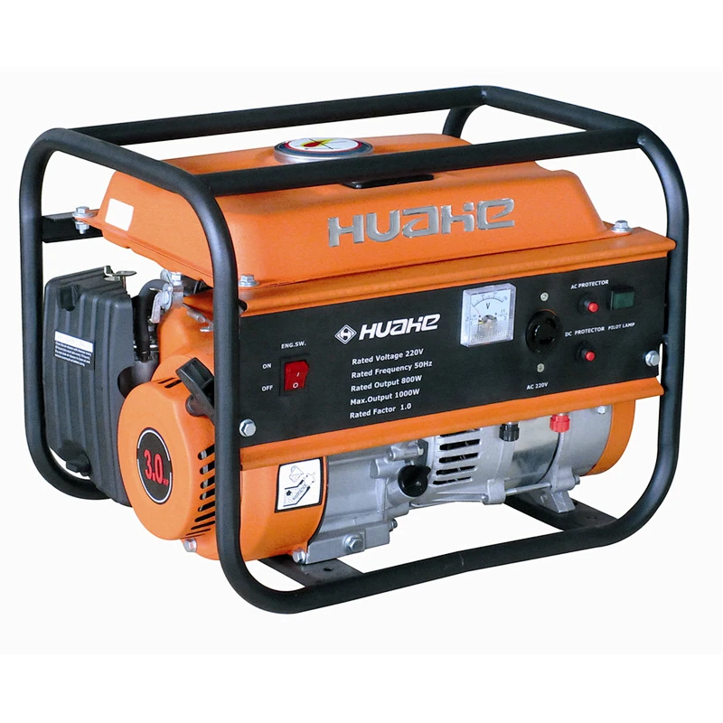 1000W Low Noise Home Used Gasoline Generators