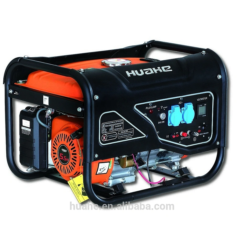 Max power 2200w gasoline generator with digital volt meter low noise