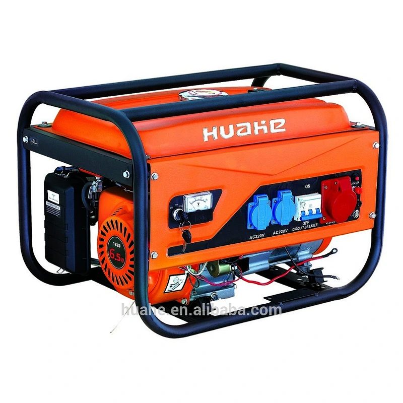 2500W gasoline generator electric start with battery 3 phase