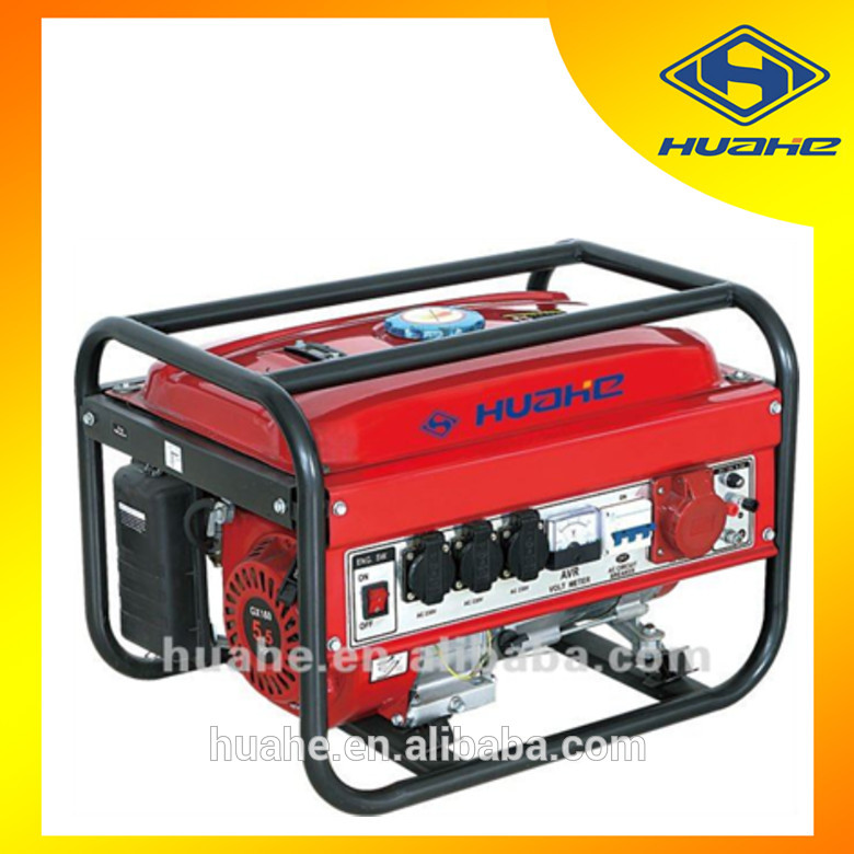 2kw 3 phase gasoline generator ,220v 380v gasoline generator 168f
