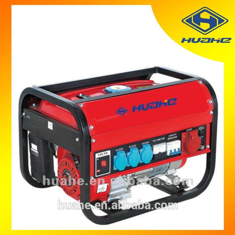 2kw gasoline generator 380v,4-stroke gasoline generator set,gasoline engine generator