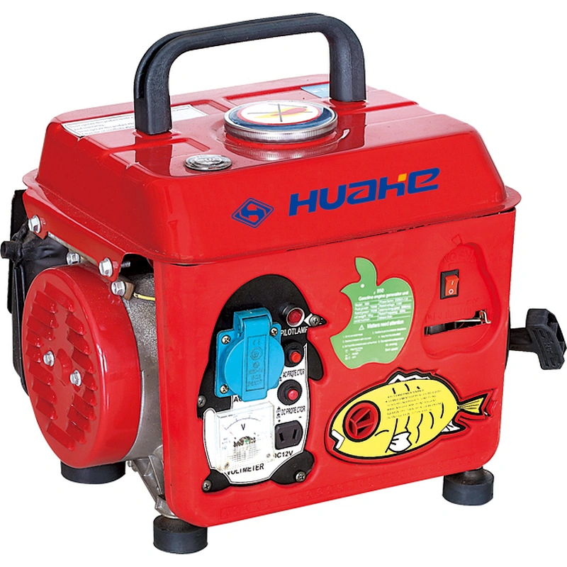 HH950 650W light and classic gasoline generator set with back cover