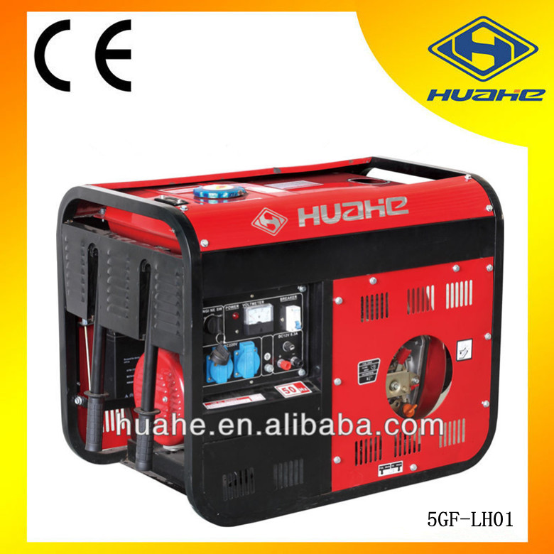 Lowest price 5000W 5KW portable diesel generator,5.5kva open type