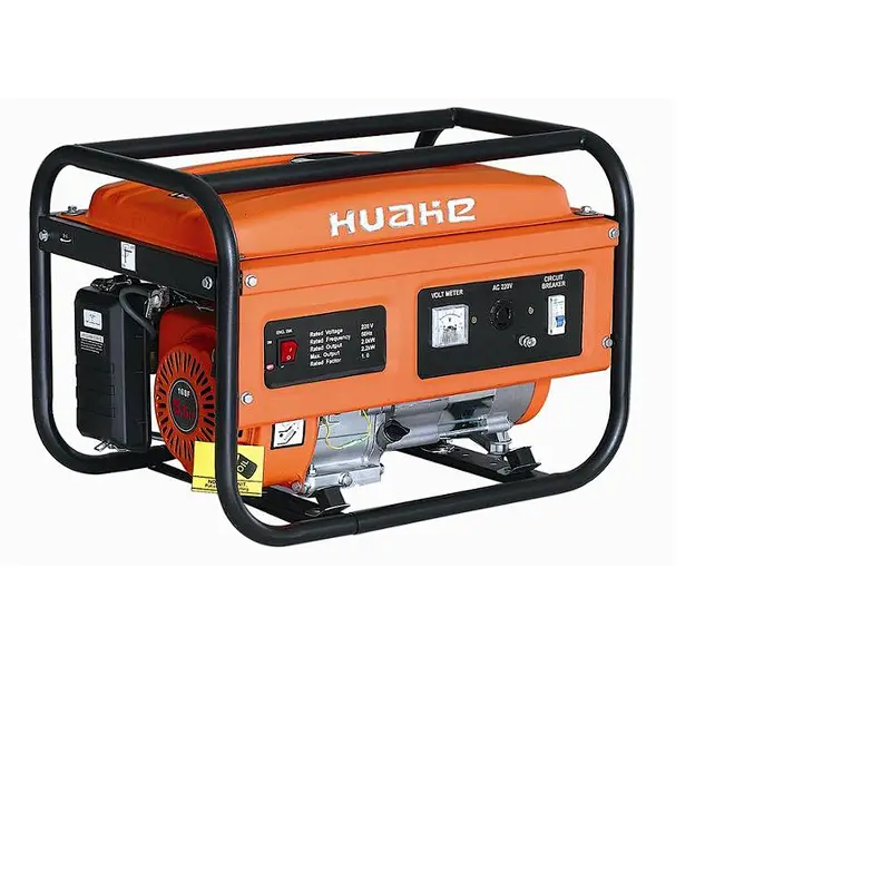 Portable silent 4 stroke gasoline generator 6.5HP 2KW with CE,GS,TUV