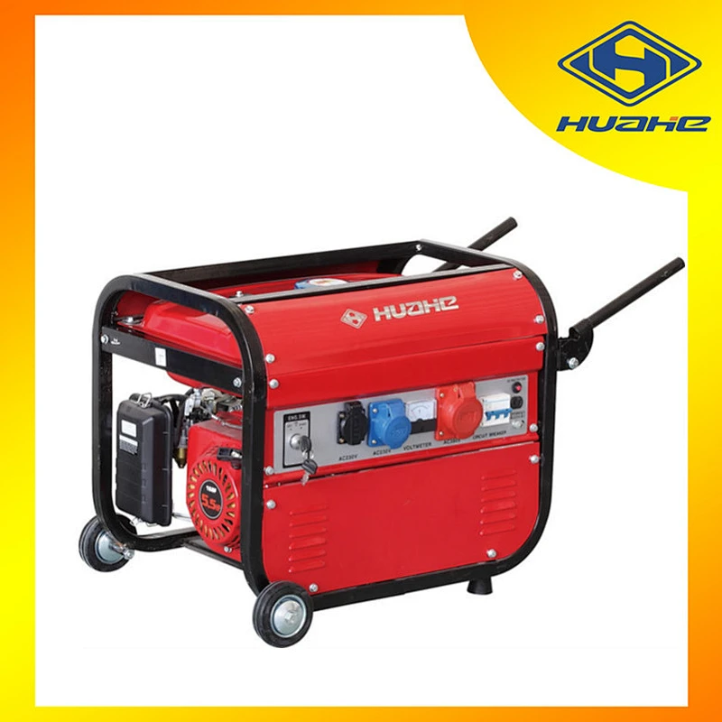 2500watt gasoline generator hh2800,3 phase generator for europe