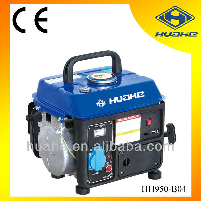 0.75kw gasoline generator 220v,portable gasoline generator 950
