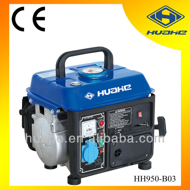 650w 63cc gasoline generator set for sale, gasolin portable generator recoil start