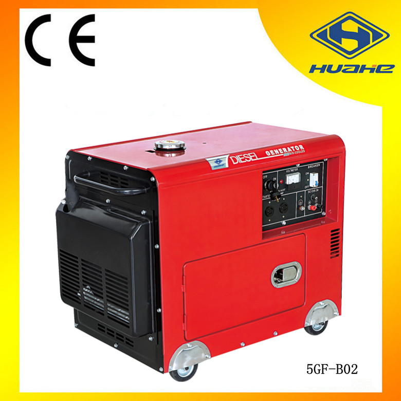 electric 5kv diesel generator/low price soundproof diesel generator set for sale