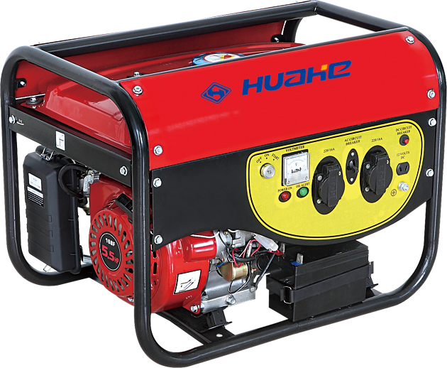 Quick start HUAHE 3380 portable petrol gasoline generator with CE
