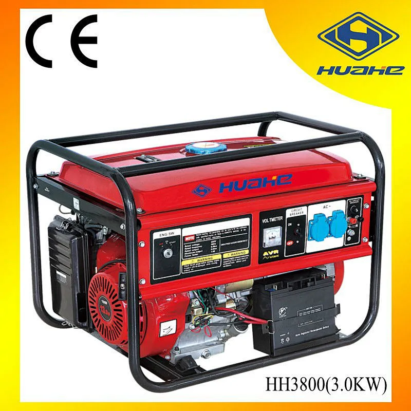 3000 watt gasoline generator set with 9.0hp engine,economy gasoline generator