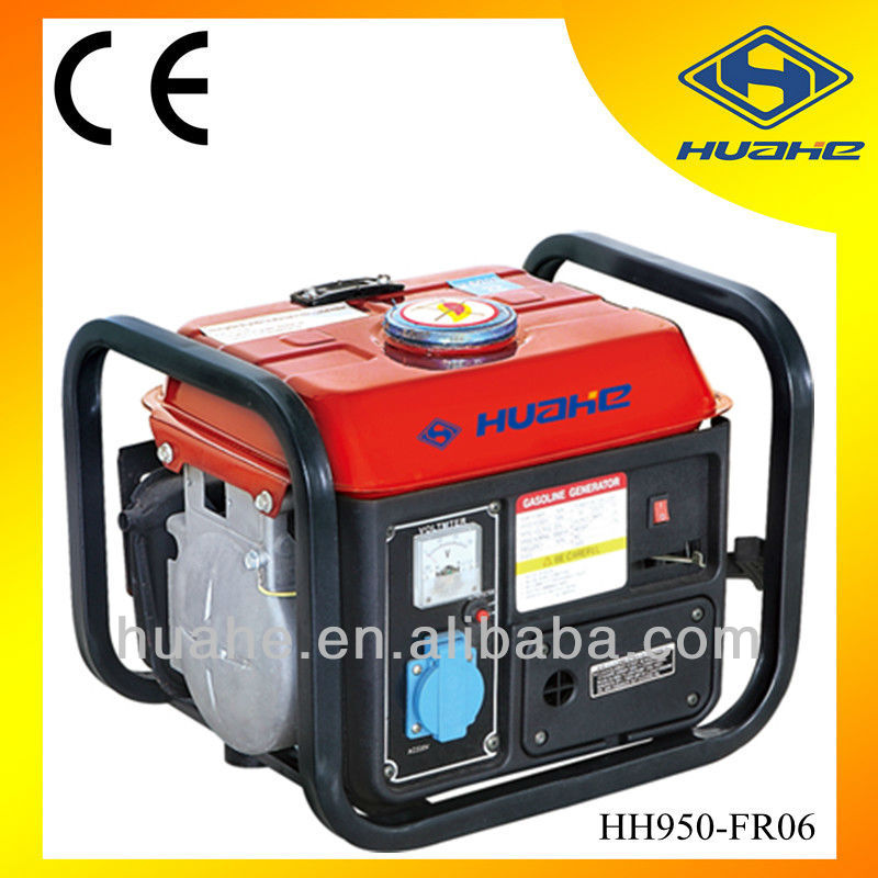 0.65kw gasoline generator set series,gasoline generators huahe,950 with frame
