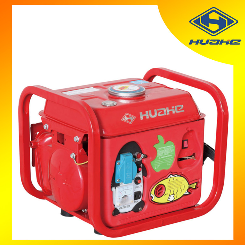 0.75kw 2-stroke portable gasoline generator with 1 cylinder gasoline engine